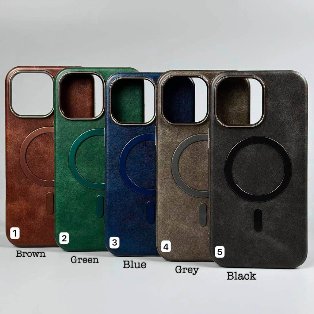 Чохол (накладка) Apple iPhone 11, Leather Magnetic Metal Frame, MagSafe, Синій - № 8 Чохол (накладка) Apple iPhone 11, Leather Magnetic Metal Frame, MagSafe, Синій - № 8