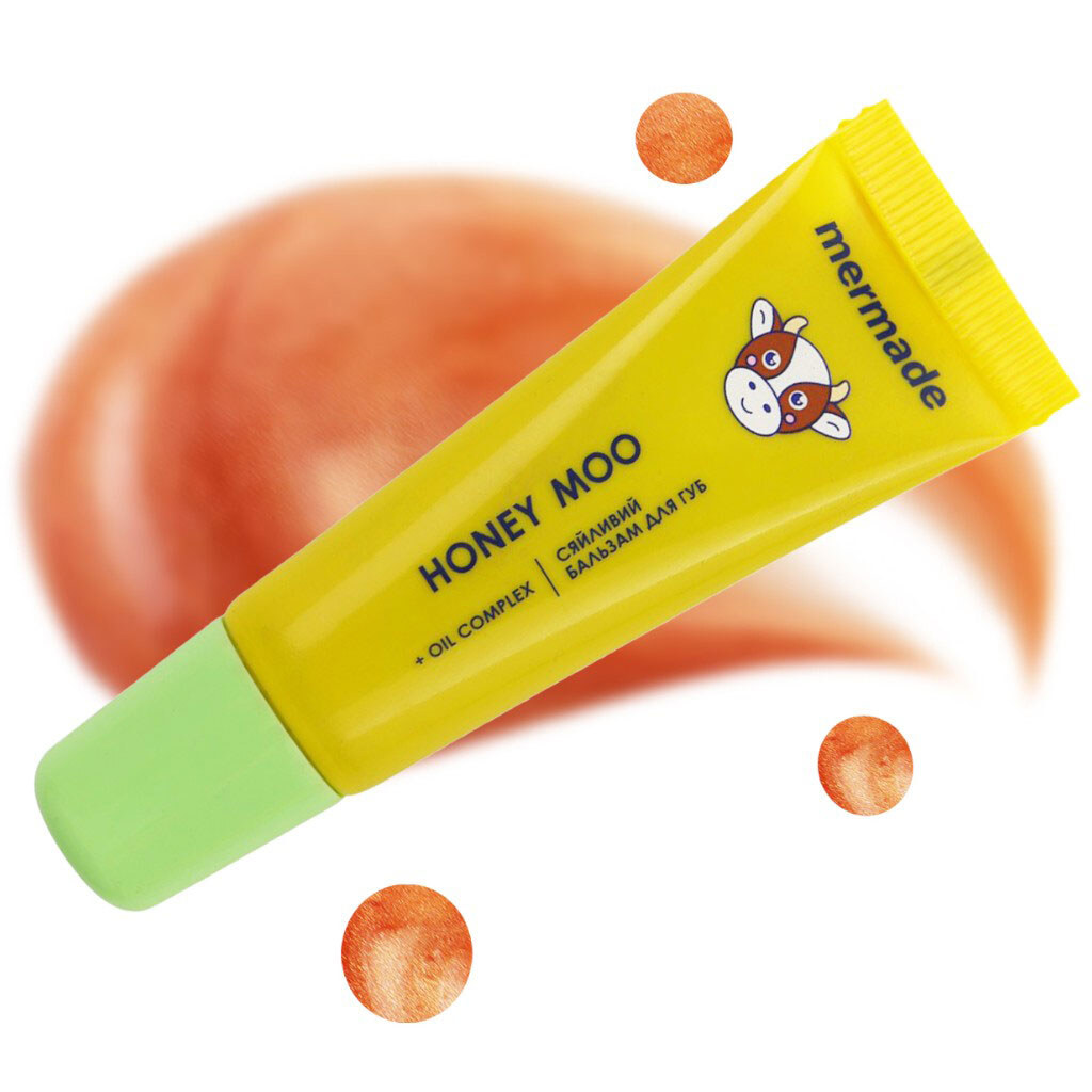 Бальзам для губ сияющий MERMADE "Honey Moo", 10 г - № 2 Бальзам для губ сияющий MERMADE "Honey Moo", 10 г - № 2
