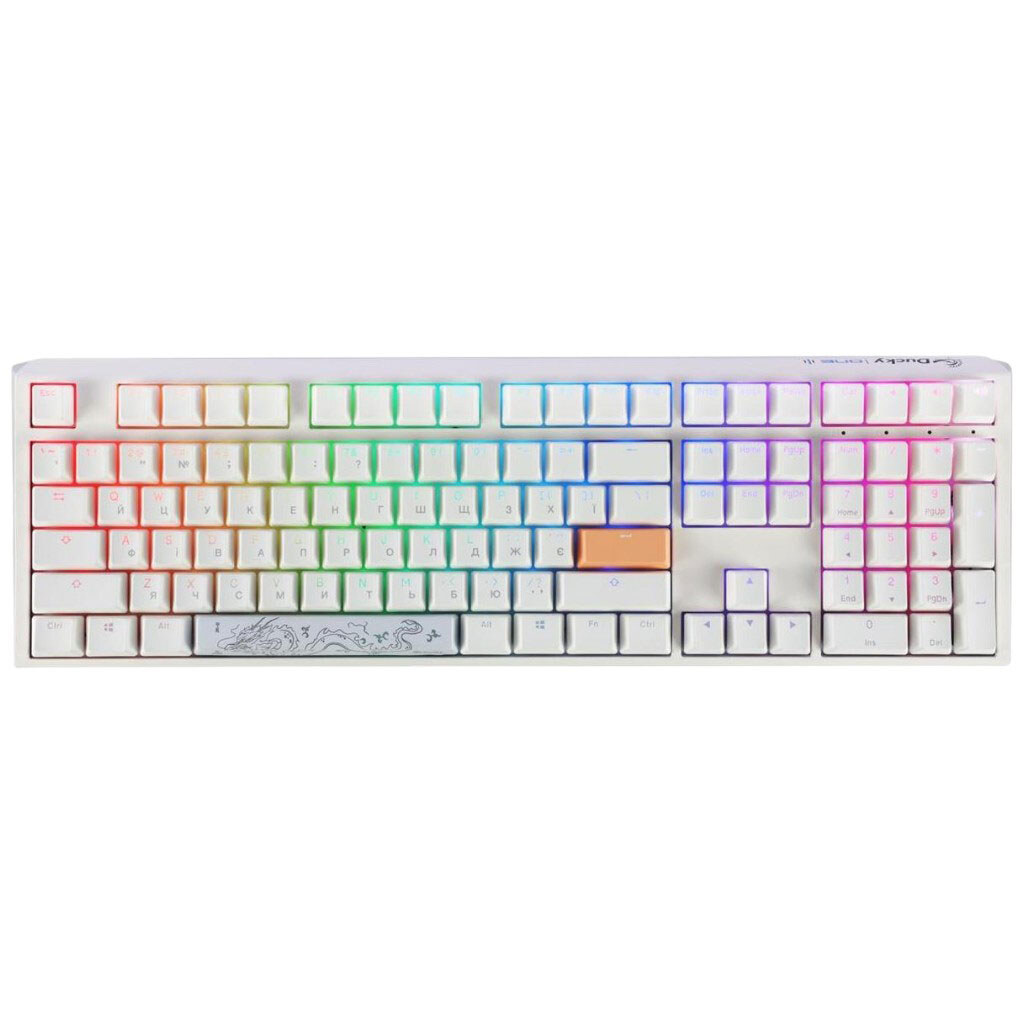 Клавиатура Ducky One 3 Cherry MX, Белый - № 1 Клавиатура Ducky One 3 Cherry MX, Белый - № 1