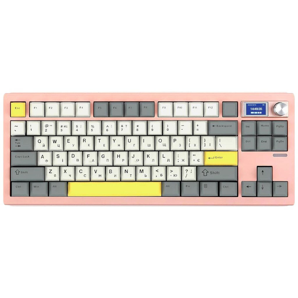 Клавиатура Epomaker Shadow-S TKL, Розовый - № 1 Клавиатура Epomaker Shadow-S TKL, Розовый - № 1