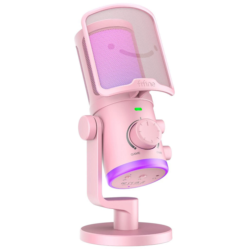 Микрофон Fifine AM6P, Розовый - № 1 Микрофон Fifine AM6P, Розовый - № 1