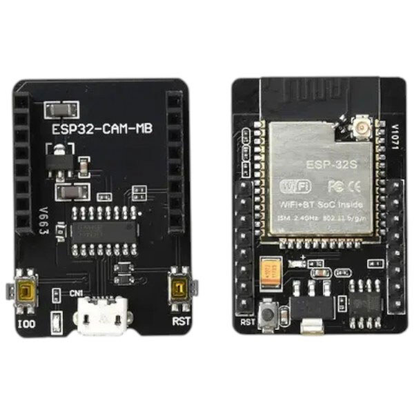 Плата разработчика ESP32-Cam-MB Wi-Fi Bluetooth, модуль камеры OV2640 - № 2 Плата разработчика ESP32-Cam-MB Wi-Fi Bluetooth, модуль камеры OV2640 - № 2