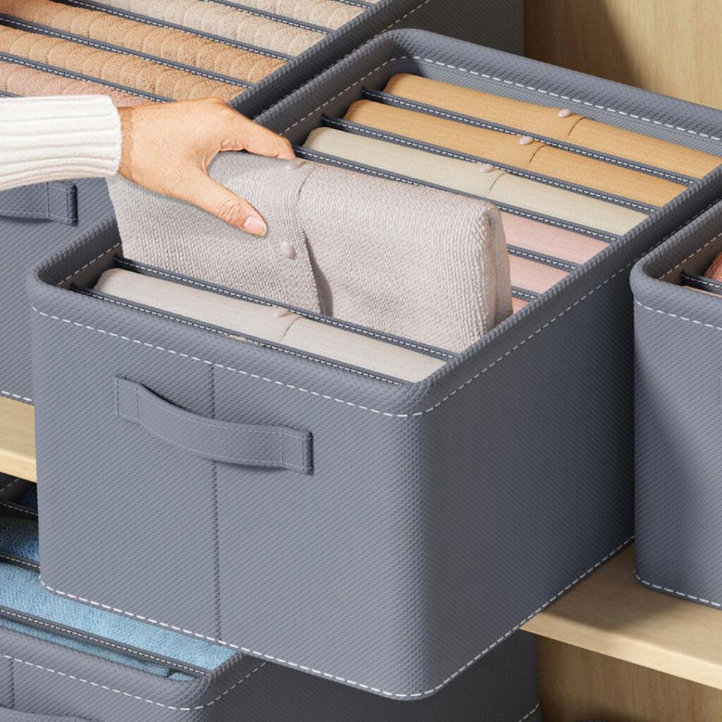 Органайзер для хранения вещей без крышки однотонный - № 4 Органайзер для хранения вещей без крышки однотонный - № 4