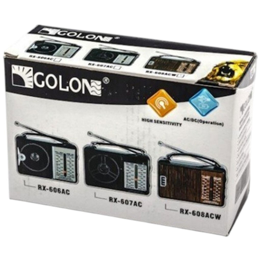Радиоприемник Golon RX- 607AC, Черный - № 5 Радиоприемник Golon RX- 607AC, Черный - № 5