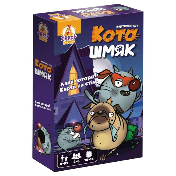 Игра настольная, развлекательная "Котошмяк", Vladi Toys - № 1 Игра настольная, развлекательная "Котошмяк", Vladi Toys - № 1