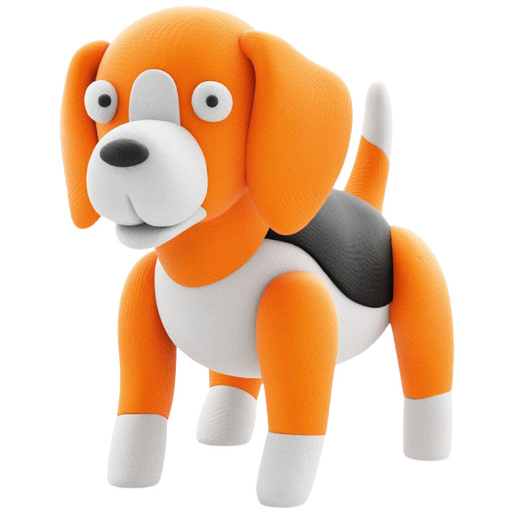 Набір самотвердільного пластиліну "СОБАКИ-ДРУЗІ: БІГЛЬ ВОКИ", Lipaka - № 4 Набір самотвердільного пластиліну "СОБАКИ-ДРУЗІ: БІГЛЬ ВОКИ", Lipaka - № 4