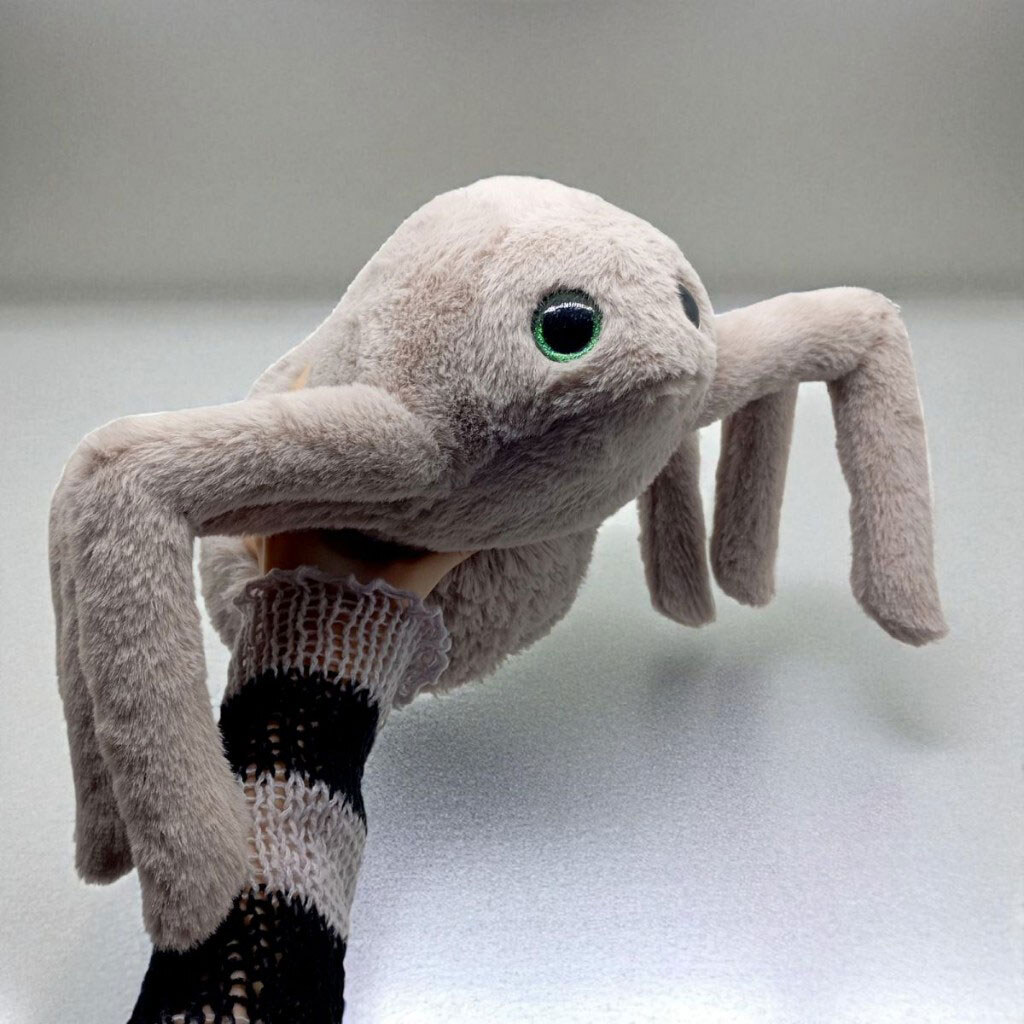 Мягкая игрушка "Паук", мокко, 35см, Селена - № 2 Мягкая игрушка "Паук", мокко, 35см, Селена - № 2