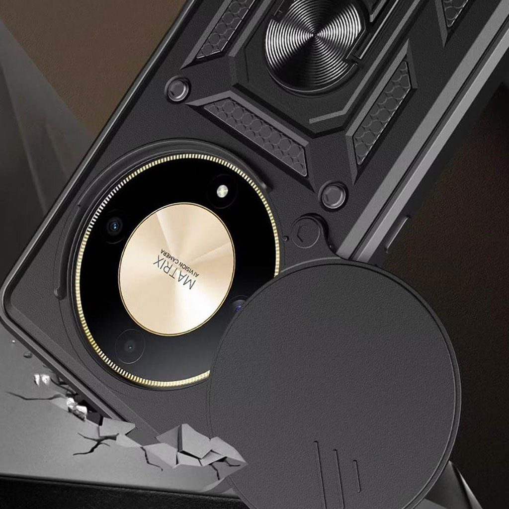 Чохол (накладка) Huawei Honor Magic 6 Lite, BeCover Military, Чорний - № 5 Чохол (накладка) Huawei Honor Magic 6 Lite, BeCover Military, Чорний - № 5