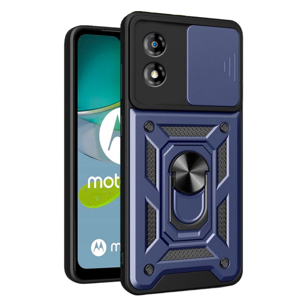 Чехол (накладка) Motorola Moto G04 / Moto G04s / XT2421-13 Moto E14 / XT2423 Moto G24, BeCover Military, Синий - № 1 Чехол (накладка) Motorola Moto G04 / Moto G04s / XT2421-13 Moto E14 / XT2423 Moto G24, BeCover Military, Синий - № 1