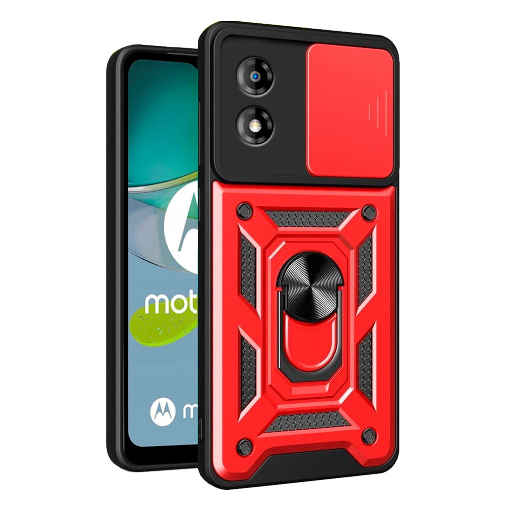 Чехол (накладка) Motorola Moto G04 / Moto G04s / XT2421-13 Moto E14 / XT2423 Moto G24, BeCover Military, Красный - № 1 Чехол (накладка) Motorola Moto G04 / Moto G04s / XT2421-13 Moto E14 / XT2423 Moto G24, BeCover Military, Красный - № 1