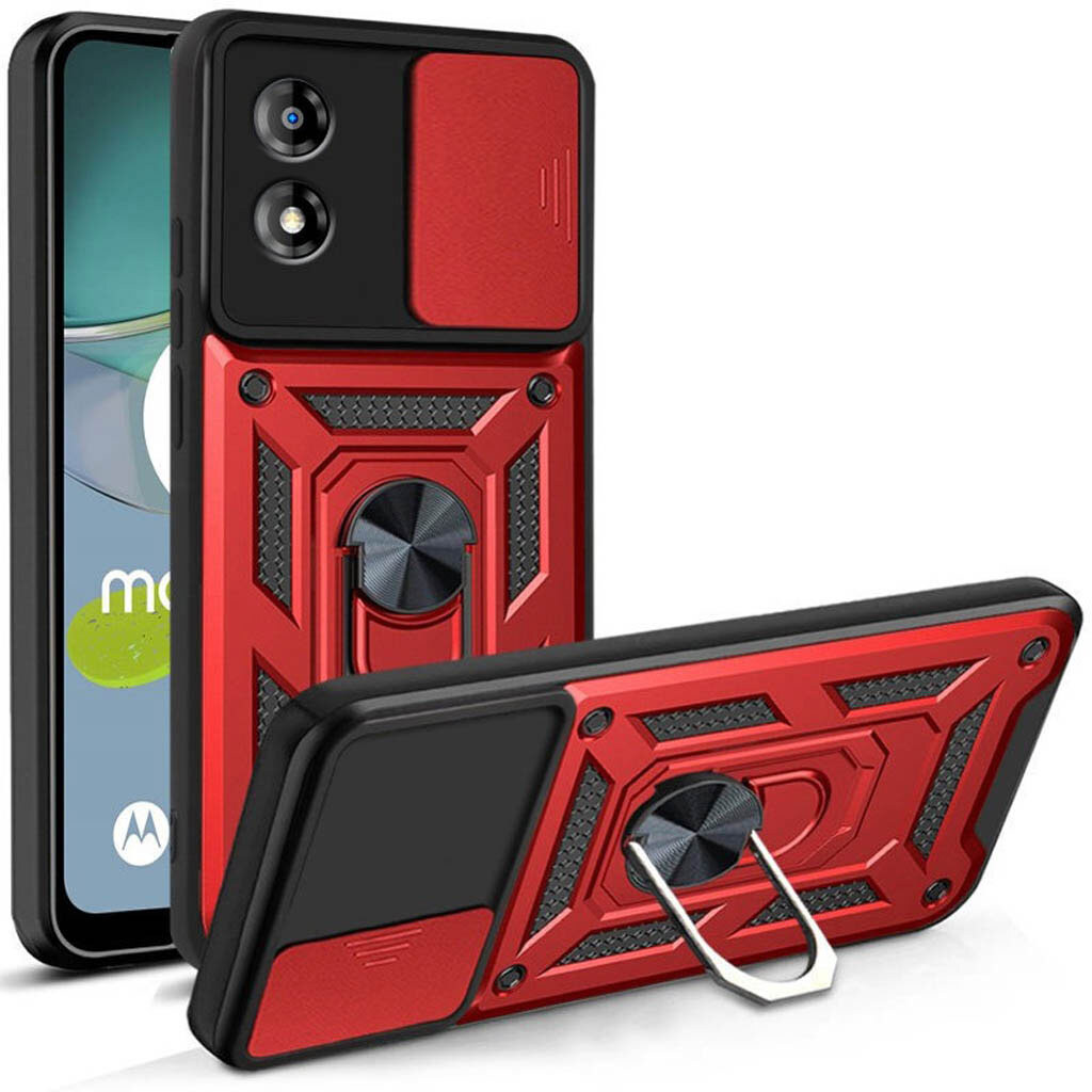 Чехол (накладка) Motorola Moto G04 / Moto G04s / XT2421-13 Moto E14 / XT2423 Moto G24, BeCover Military, Красный - № 2 Чехол (накладка) Motorola Moto G04 / Moto G04s / XT2421-13 Moto E14 / XT2423 Moto G24, BeCover Military, Красный - № 2