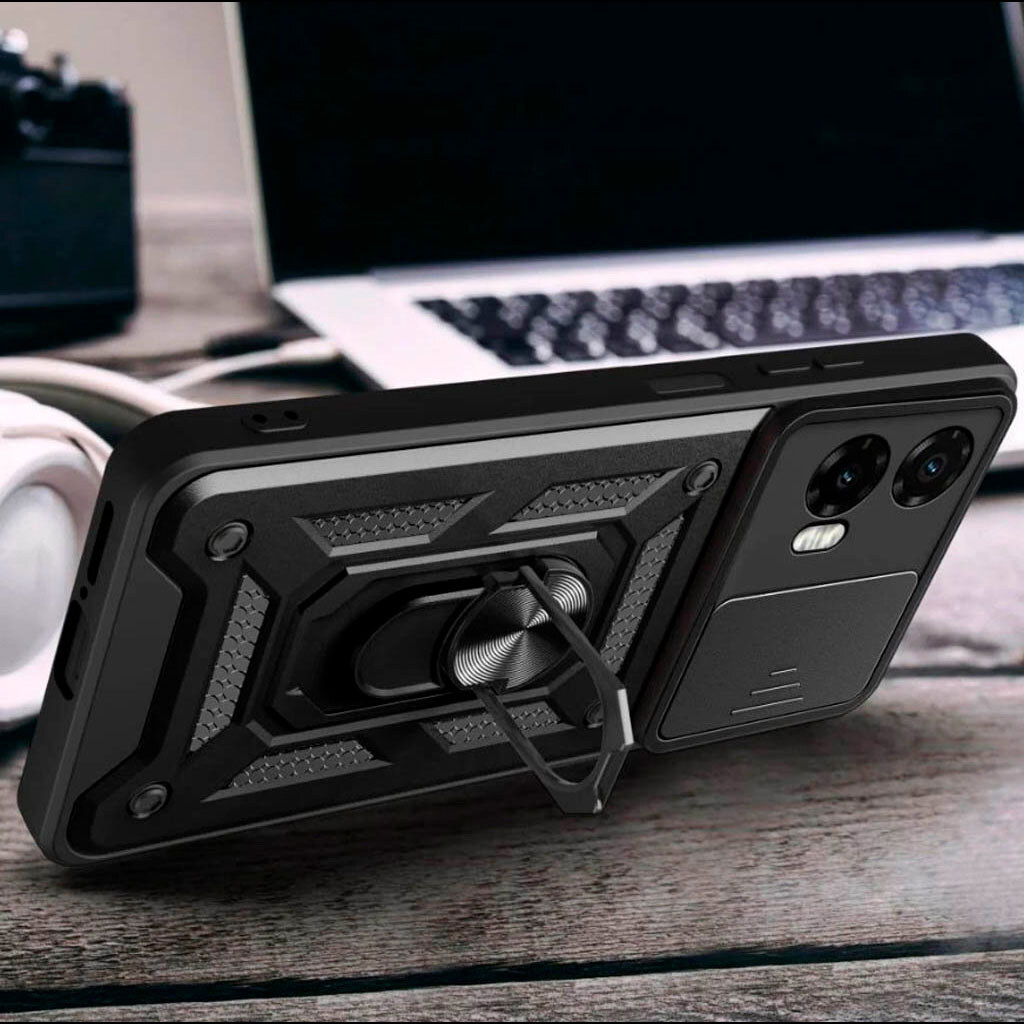 Чехол (накладка) Motorola Moto G35, BeCover Military, Черный - № 4 Чехол (накладка) Motorola Moto G35, BeCover Military, Черный - № 4