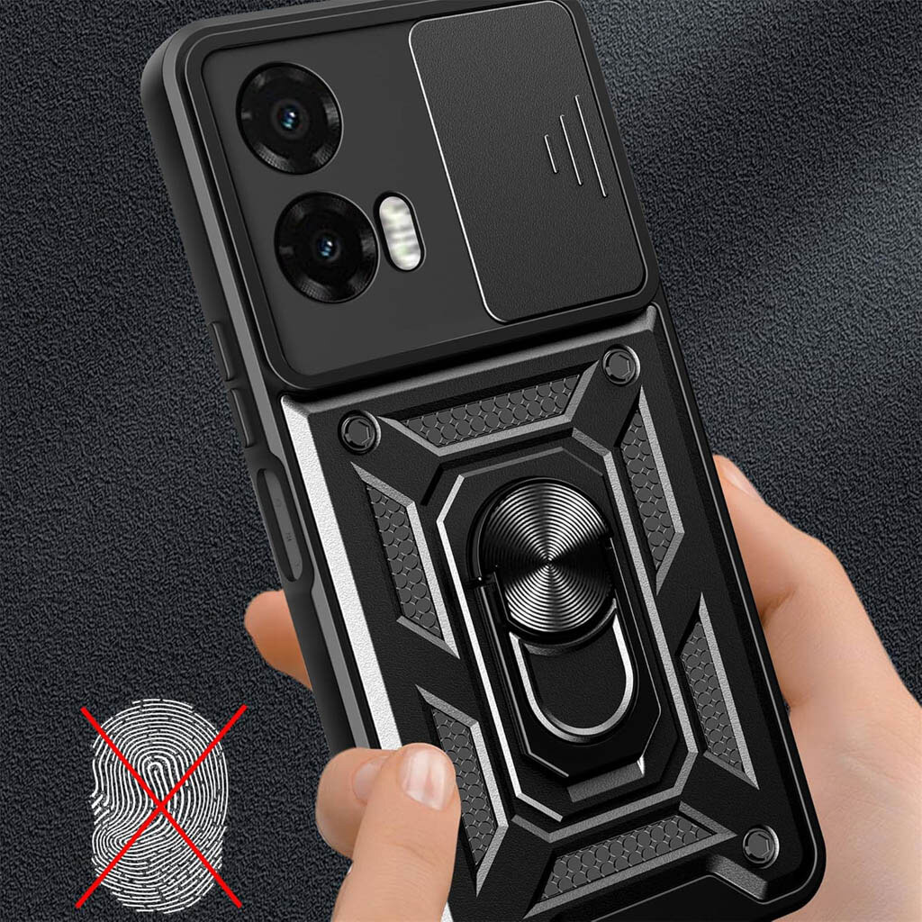 Чехол (накладка) Motorola Moto G35, BeCover Military, Черный - № 6 Чехол (накладка) Motorola Moto G35, BeCover Military, Черный - № 6