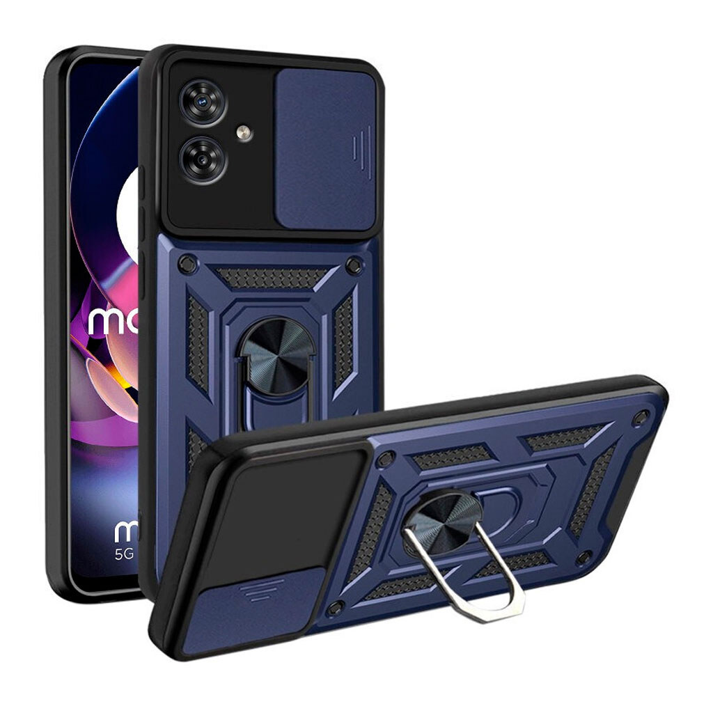 Чехол (накладка) Motorola Moto G54, BeCover Military, Синий - № 1 Чехол (накладка) Motorola Moto G54, BeCover Military, Синий - № 1