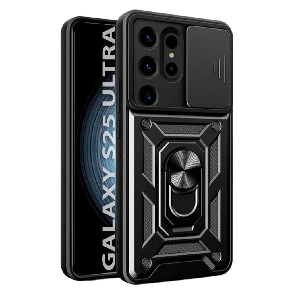 Чехол (накладка) Samsung Galaxy S25 Ultra, BeCover Military, Черный - № 1 Чехол (накладка) Samsung Galaxy S25 Ultra, BeCover Military, Черный - № 1