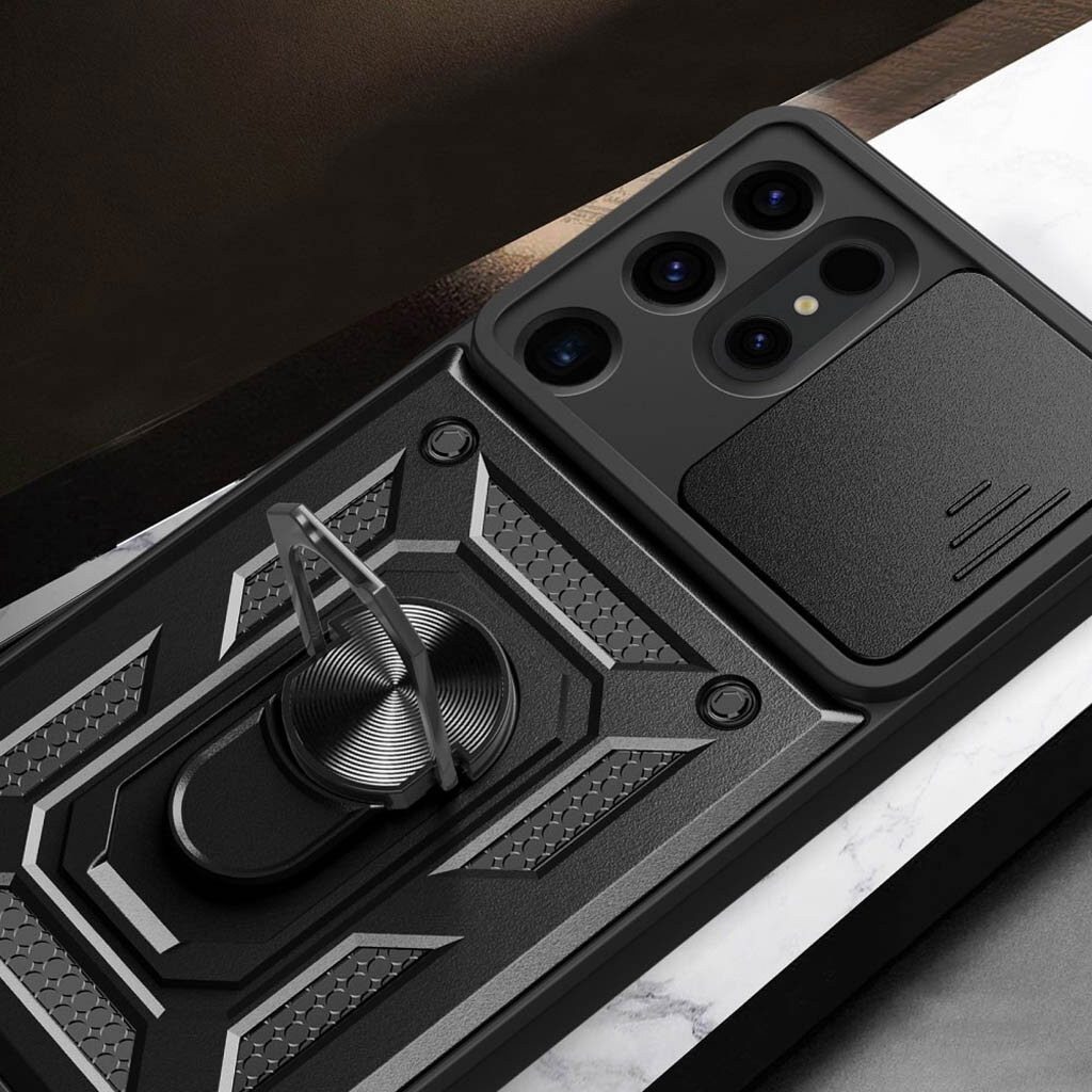 Чехол (накладка) Samsung Galaxy S25 Ultra, BeCover Military, Черный - № 5 Чехол (накладка) Samsung Galaxy S25 Ultra, BeCover Military, Черный - № 5