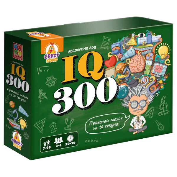 Игра настольная, развлекательная "IQ300", рус, Vladi Toys - № 1 Игра настольная, развлекательная "IQ300", рус, Vladi Toys - № 1