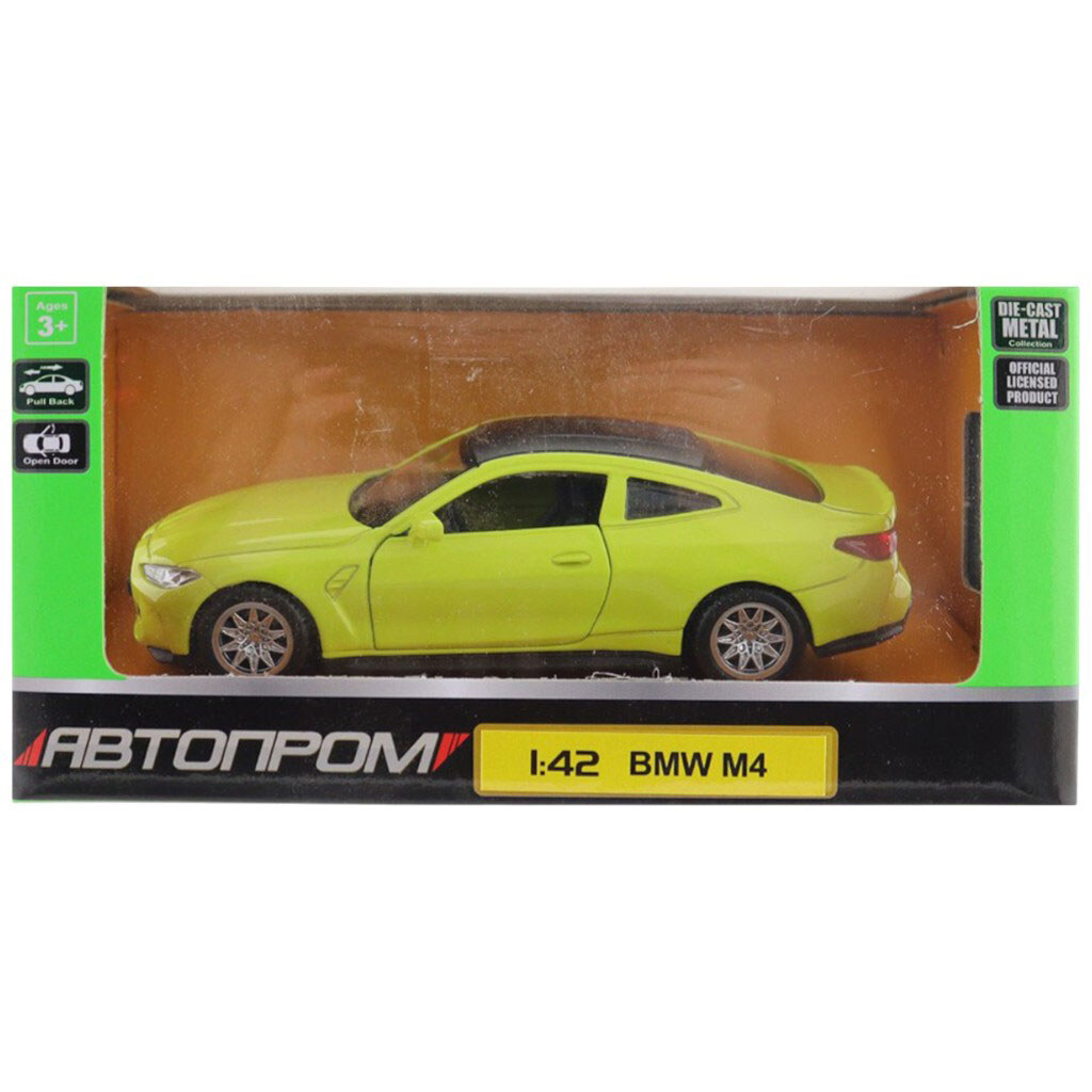 Машина іграшкова металева "BMW M4", 1:42, мікс, Автопром - № 2 Машина іграшкова металева "BMW M4", 1:42, мікс, Автопром - № 2