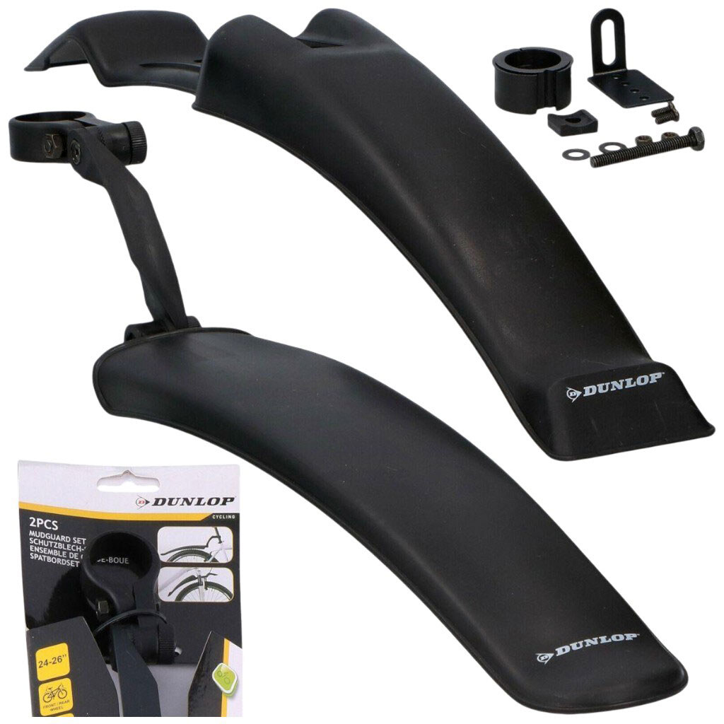 Набор крыльев велосипедных пластиковых DUNLOP, 2 шт. - № 1 Набор крыльев велосипедных пластиковых DUNLOP, 2 шт. - № 1