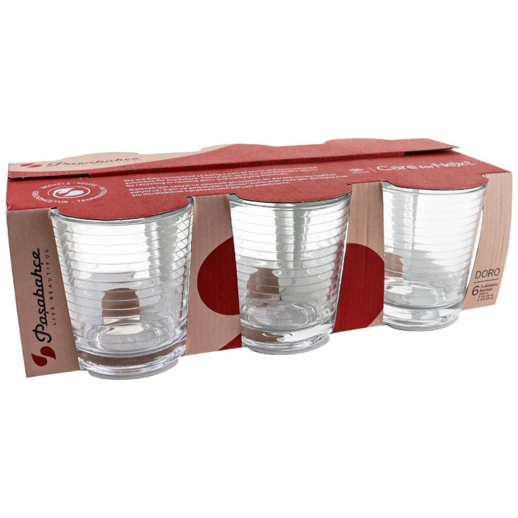 Набір склянок для віскі Pasabahce Доро, 250 мл х 6 шт/уп - № 2 Набір склянок для віскі Pasabahce Доро, 250 мл х 6 шт/уп - № 2