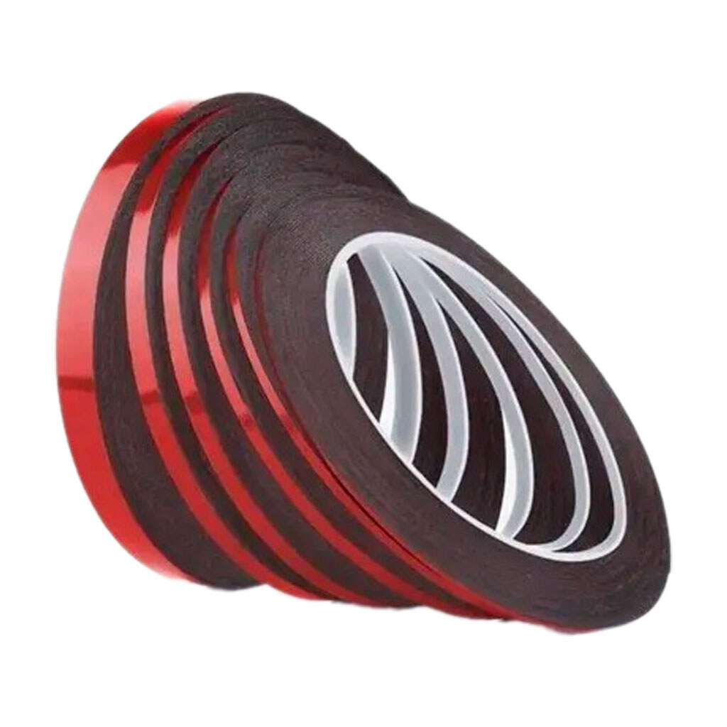 Скотч для задних крышек, 10 м., 4 мм., Черный - № 1 Скотч для задних крышек, 10 м., 4 мм., Черный - № 1