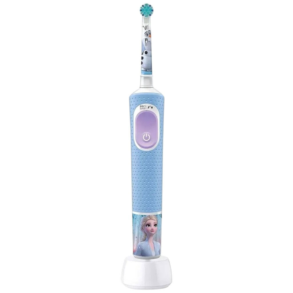 Електрична зубна щітка Braun Oral-B Pro Kids D103.413.2KX Frozen, Блакитний - № 3 Електрична зубна щітка Braun Oral-B Pro Kids D103.413.2KX Frozen, Блакитний - № 3