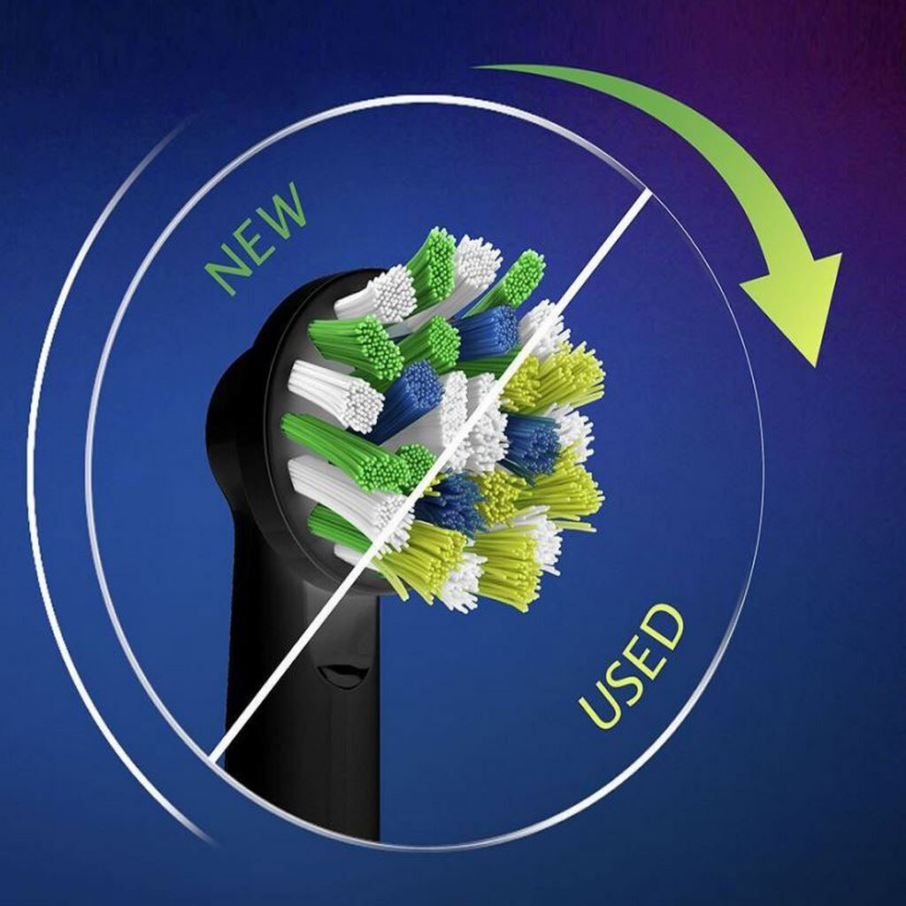 Електрична зубна щітка Braun Oral-B Vitality D103.413.3 Pro Protect X Clean Cross Action, Чорний - № 4 Електрична зубна щітка Braun Oral-B Vitality D103.413.3 Pro Protect X Clean Cross Action, Чорний - № 4