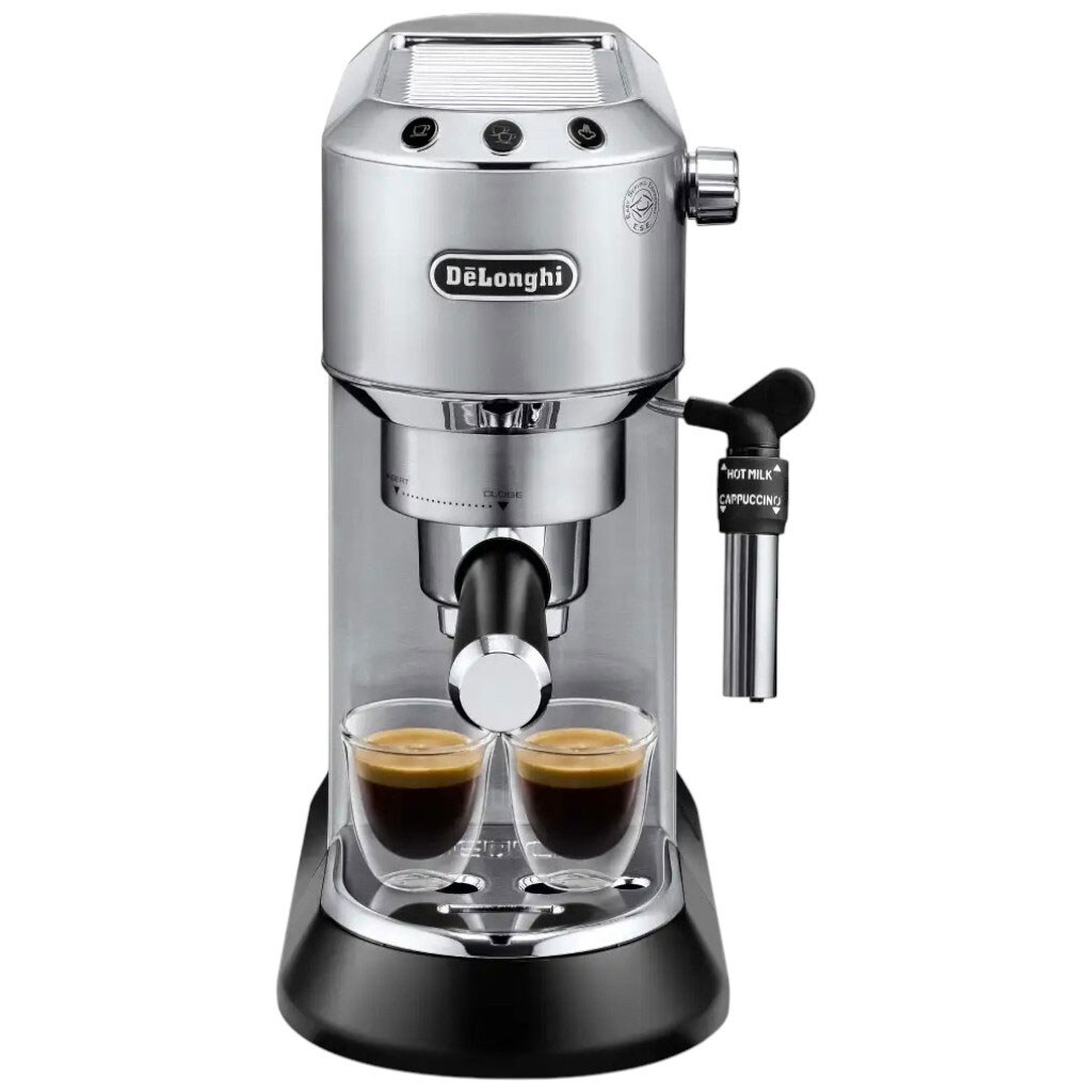 Кофеварка рожковая Delonghi EC 685 M Dedica, Серебряный - № 1 Кофеварка рожковая Delonghi EC 685 M Dedica, Серебряный - № 1