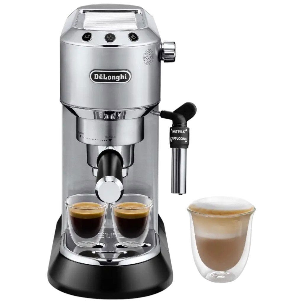 Кофеварка рожковая Delonghi EC 685 M Dedica, Серебряный - № 2 Кофеварка рожковая Delonghi EC 685 M Dedica, Серебряный - № 2