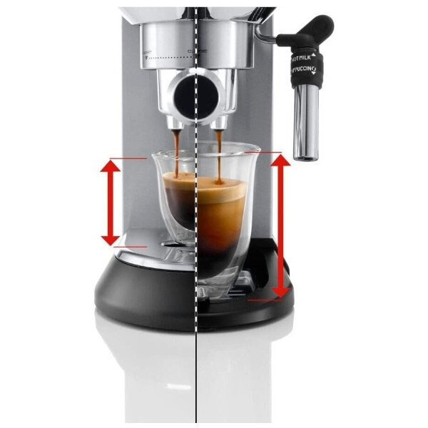 Кофеварка рожковая Delonghi EC 685 M Dedica, Серебряный - № 4 Кофеварка рожковая Delonghi EC 685 M Dedica, Серебряный - № 4