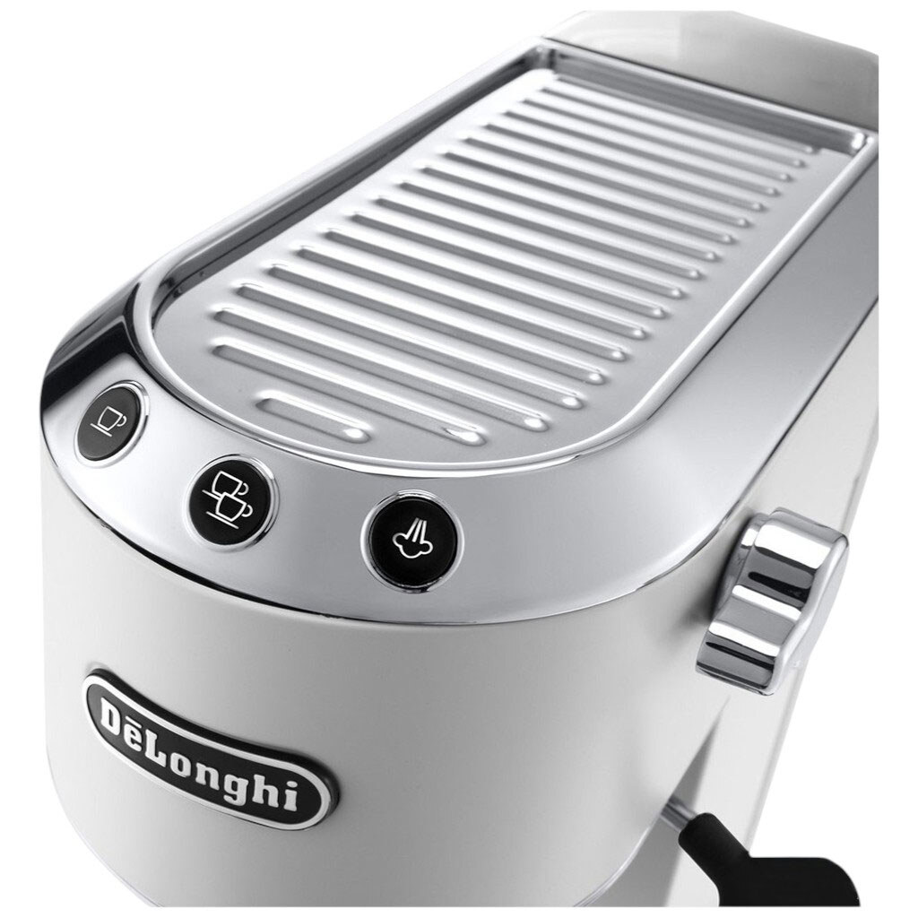 Кофеварка рожковая Delonghi EC 685.W Dedica, Белый - № 5 Кофеварка рожковая Delonghi EC 685.W Dedica, Белый - № 5