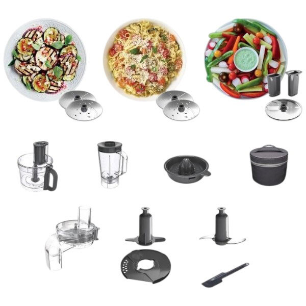 Кухонный комбайн Kenwood MultiPro Express FDP 65.820SI, Серебряный - № 5 Кухонный комбайн Kenwood MultiPro Express FDP 65.820SI, Серебряный - № 5