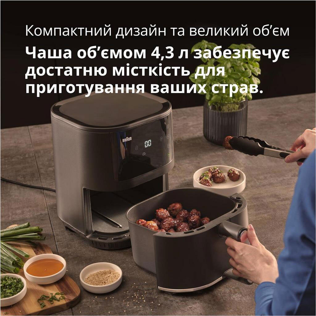 Мультипіч Braun HF 3030 Black, Чорний - № 6 Мультипіч Braun HF 3030 Black, Чорний - № 6
