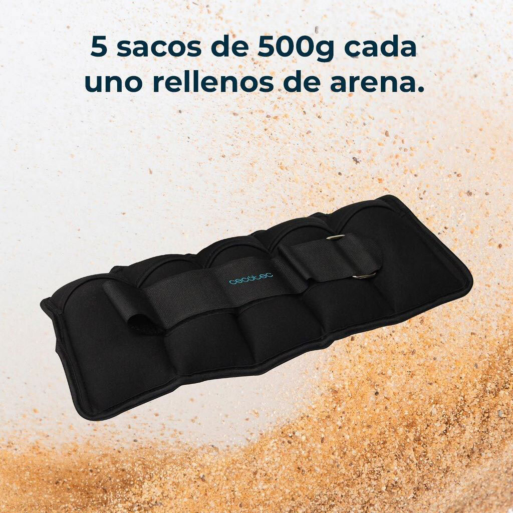 Обтяжувачі Cecotec Drumfit AnkleBell 2500 Neo - № 5 Обтяжувачі Cecotec Drumfit AnkleBell 2500 Neo - № 5