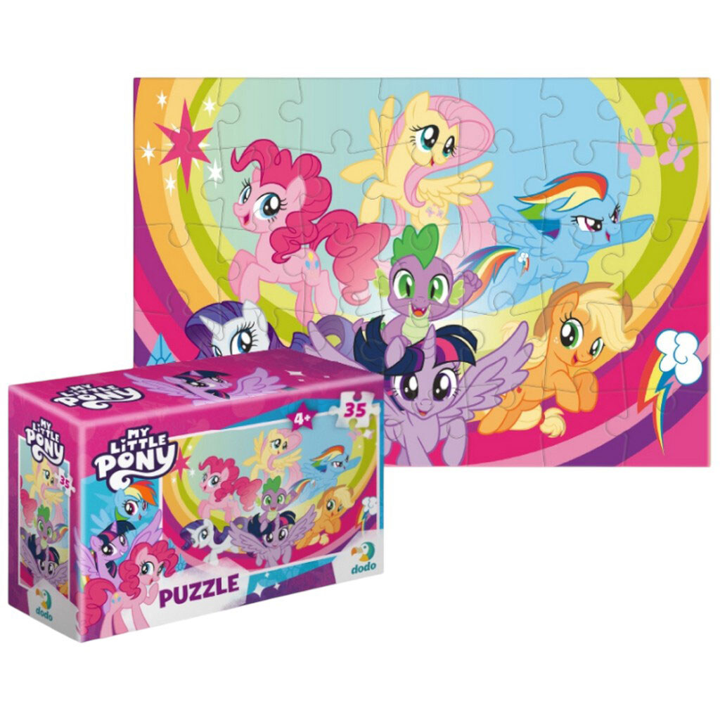 Пазли-міні дитячі картонні DoDo Мультгерої в асортименті 35 елементів - № 2 Пазли-міні дитячі картонні DoDo Мультгерої в асортименті 35 елементів - № 2