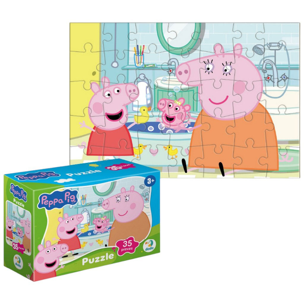 Пазли-міні дитячі картонні DoDo Мультгерої в асортименті 35 елементів - № 3 Пазли-міні дитячі картонні DoDo Мультгерої в асортименті 35 елементів - № 3