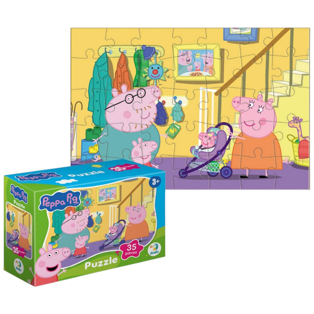 Пазли-міні дитячі картонні DoDo Мультгерої в асортименті 35 елементів - № 4 Пазли-міні дитячі картонні DoDo Мультгерої в асортименті 35 елементів - № 4