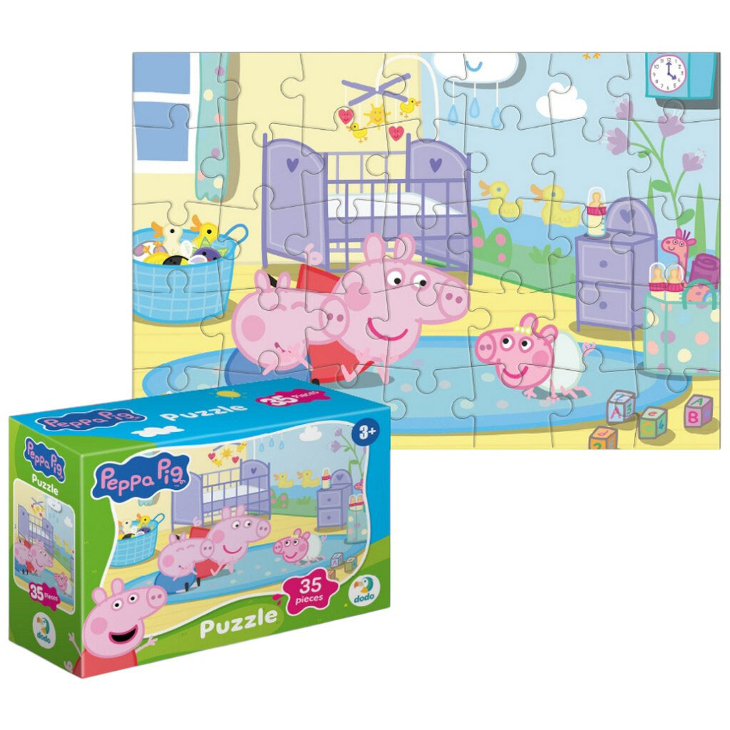 Пазли-міні дитячі картонні DoDo Мультгерої в асортименті 35 елементів - № 6 Пазли-міні дитячі картонні DoDo Мультгерої в асортименті 35 елементів - № 6