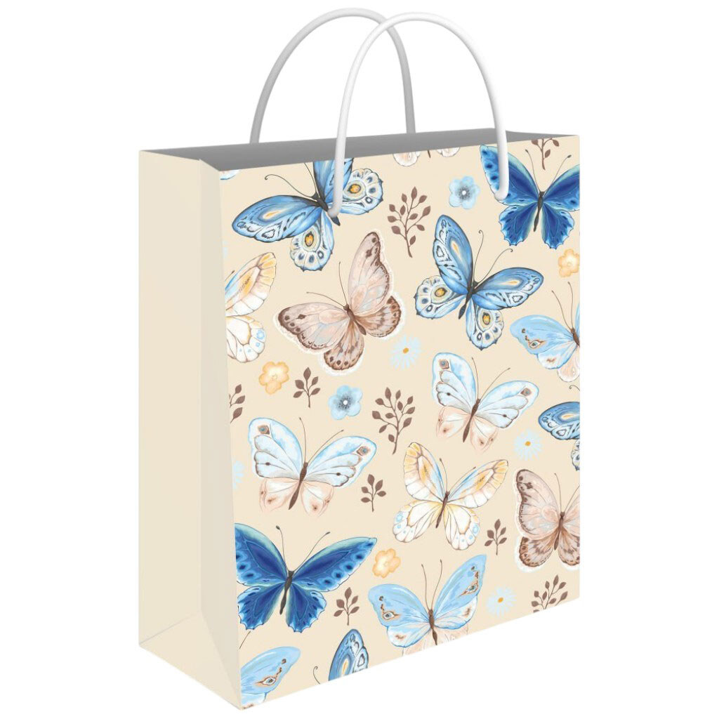 Пакет подарочный бумажный р. М 17,5х23х10 см - № 3 Пакет подарочный бумажный р. М 17,5х23х10 см - № 3