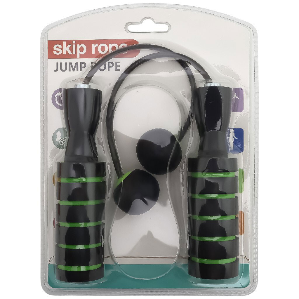 Скакалка спортивная без шнура с шариками - № 2 Скакалка спортивная без шнура с шариками - № 2