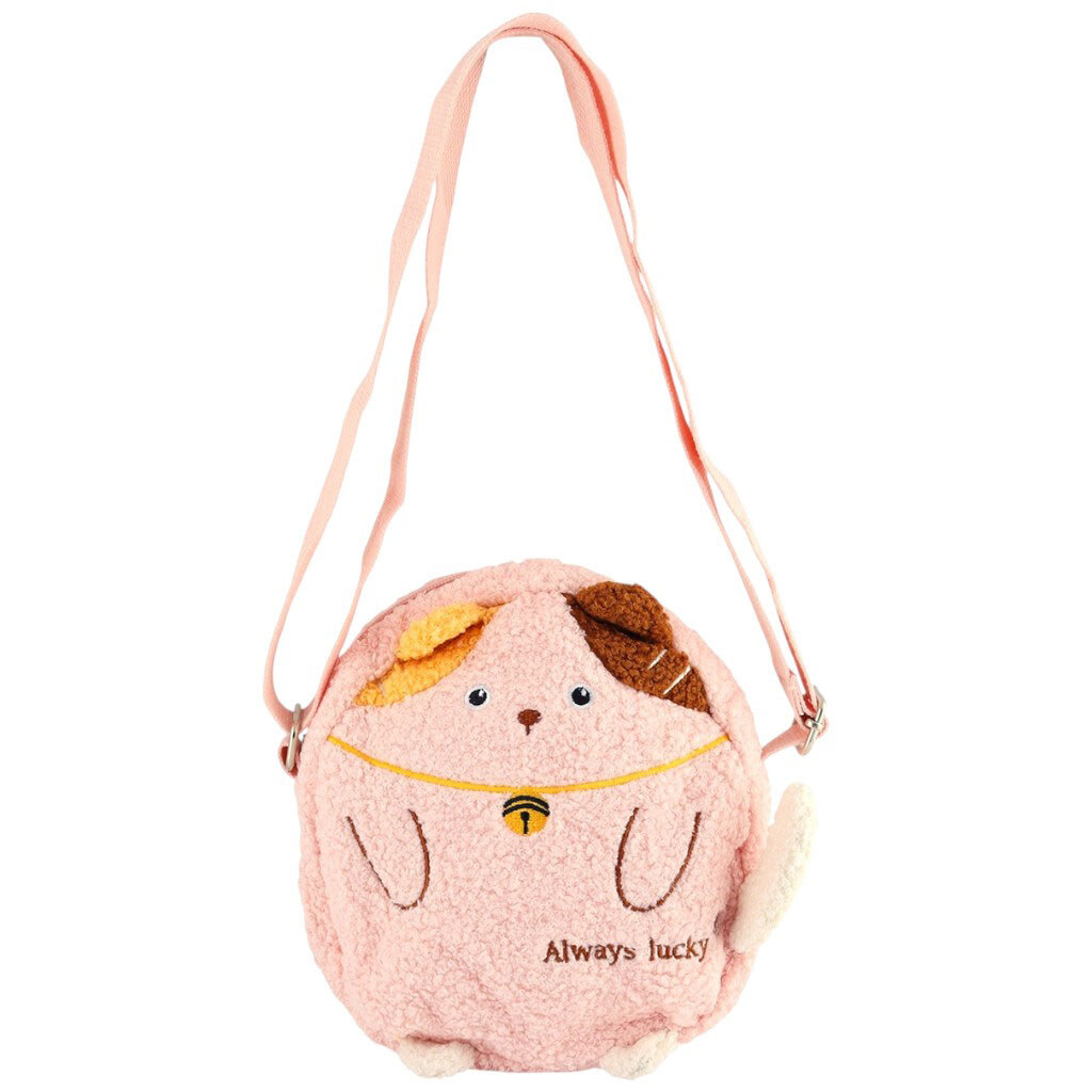 Сумка детская плюшевая через плечо Кот в ассортименте - № 1 Сумка детская плюшевая через плечо Кот в ассортименте - № 1