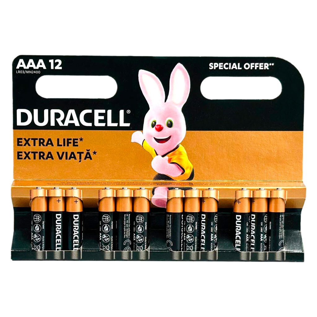 Батарейка Duracell AAA/LR03 - № 1 Батарейка Duracell AAA/LR03 - № 1