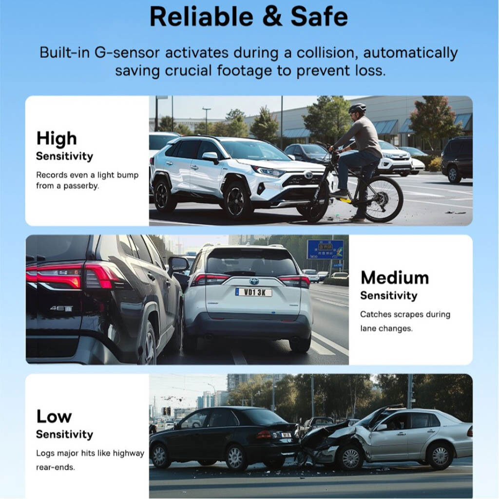 Видеорегистратор Baseus C0115900 PrimeTrip VD1, Черный - № 7 Видеорегистратор Baseus C0115900 PrimeTrip VD1, Черный - № 7