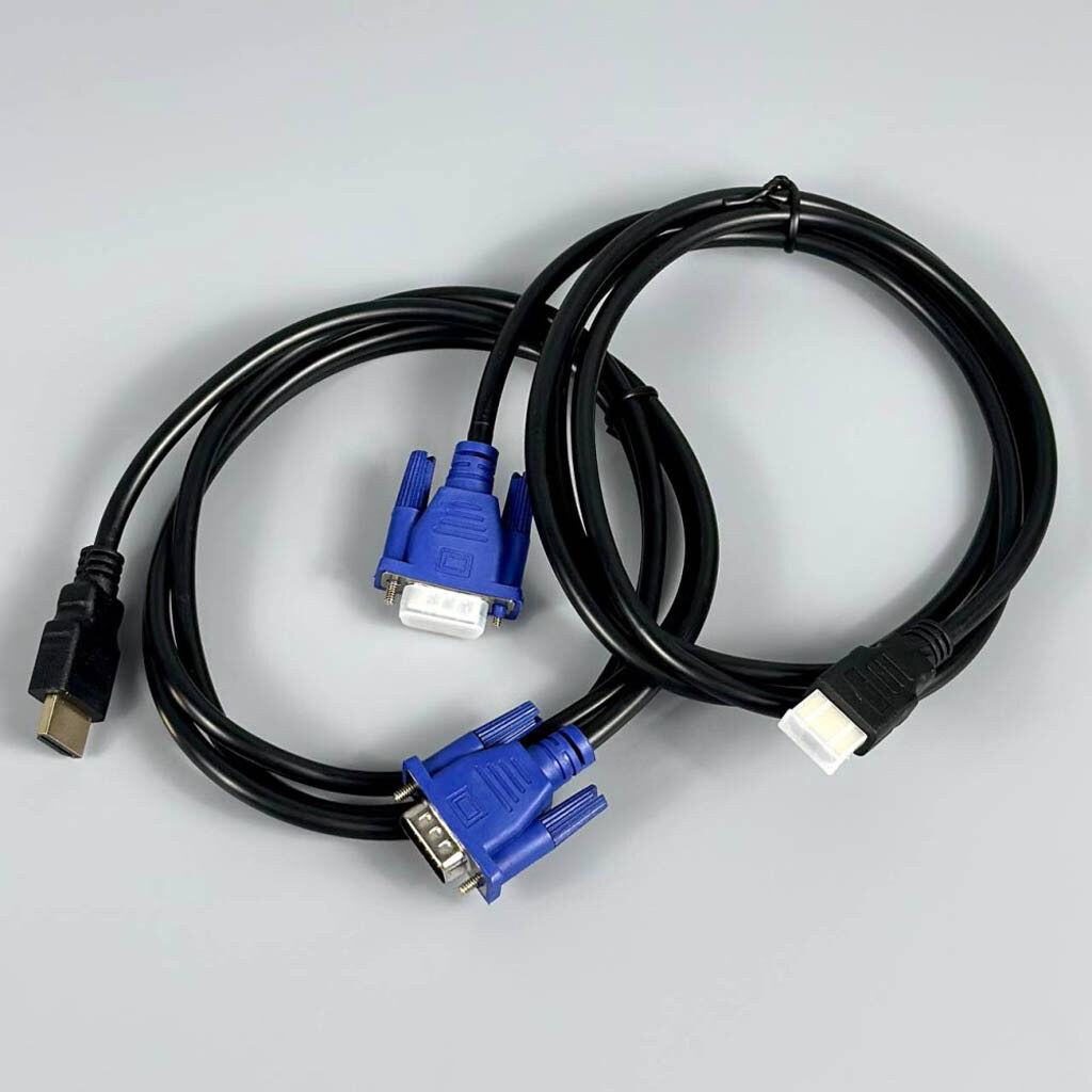 Кабель HDMI - VGA 1.4V, 1.5 м., Черный - № 3 Кабель HDMI - VGA 1.4V, 1.5 м., Черный - № 3