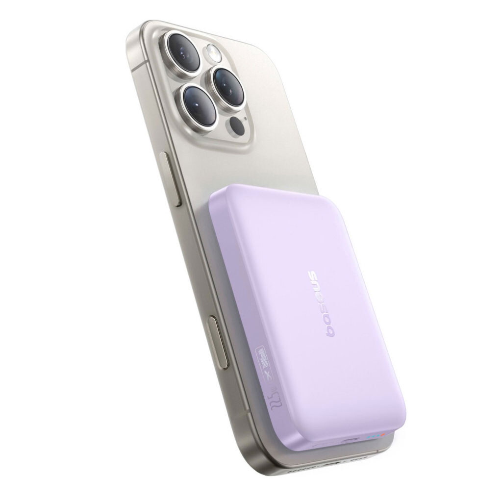 Портативная батарея (Power Bank) Baseus P1008210E513-00 EnerFill FM11, 10000 mAh, Сиреневый - № 2 Портативная батарея (Power Bank) Baseus P1008210E513-00 EnerFill FM11, 10000 mAh, Сиреневый - № 2