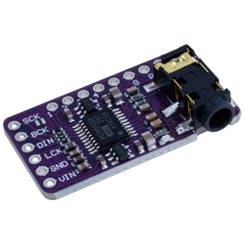 Модуль звукового I2S ЦАП PCM5102 - № 2 Модуль звукового I2S ЦАП PCM5102 - № 2