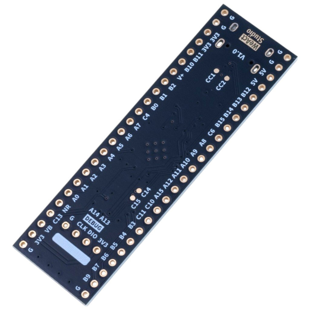 Налагоджувальна плата STM32G431CBU6 довга плата - № 2 Налагоджувальна плата STM32G431CBU6 довга плата - № 2