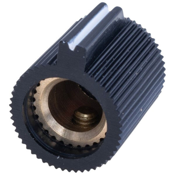 Ручка для потенціометра пластикова "червона" на вісь 6мм, KN113-C Red Cap - № 2 Ручка для потенціометра пластикова "червона" на вісь 6мм, KN113-C Red Cap - № 2