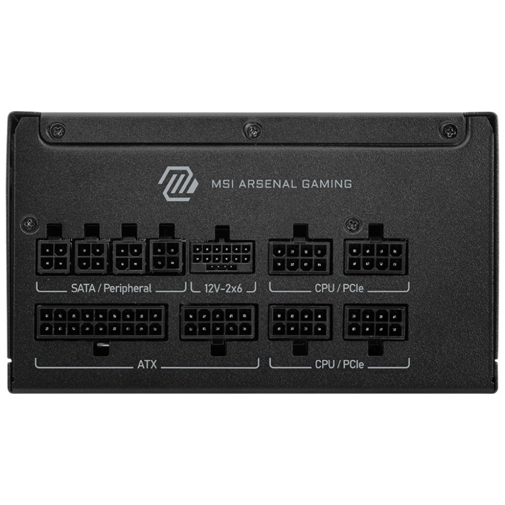 Блок живлення для корпусів MSI MAG A850GLS, Чорний - № 3 Блок живлення для корпусів MSI MAG A850GLS, Чорний - № 3