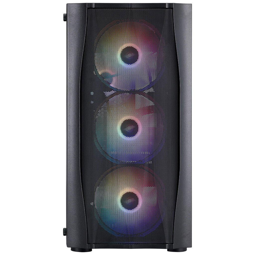 Корпус 1stPlayer X3-M-BK-4F1, Черный - № 2 Корпус 1stPlayer X3-M-BK-4F1, Черный - № 2